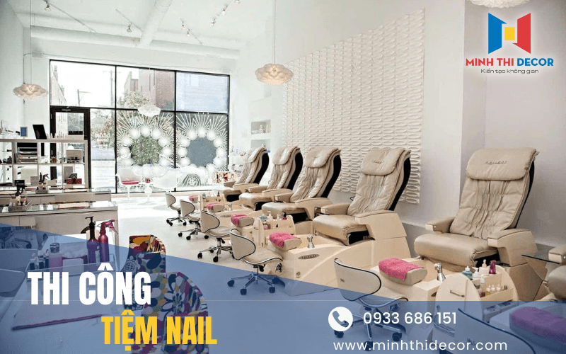 thiết kế tiệm nail