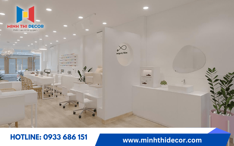 thiết kế tiệm nail