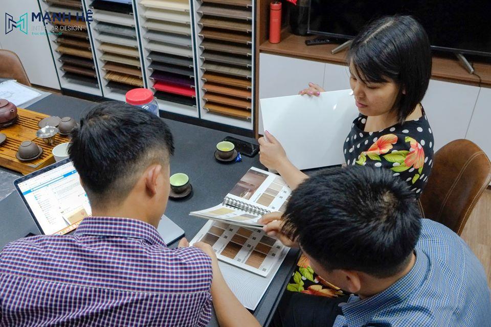 Tư vấn chọn vật liệu tại văn phòng