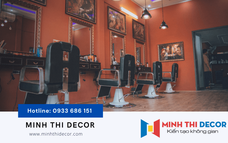 thi công tiệm tóc nam