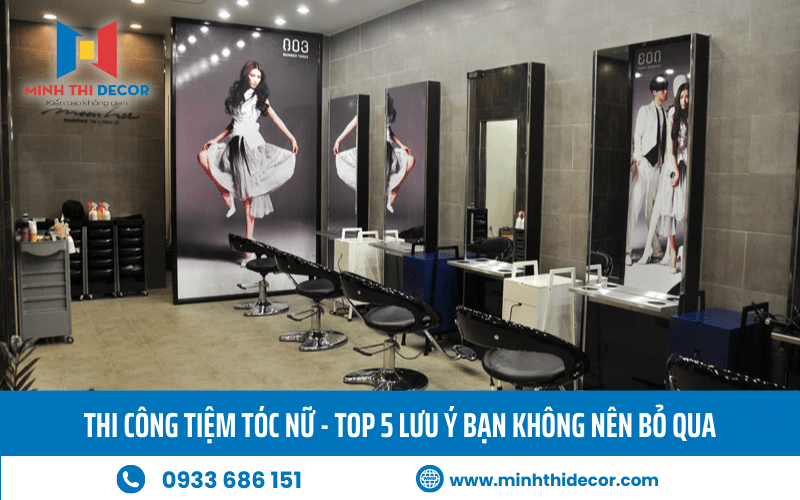 thiết kế salon tóc