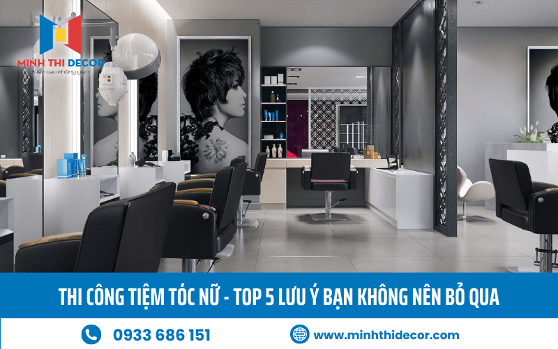 thiết kế tiệm tóc