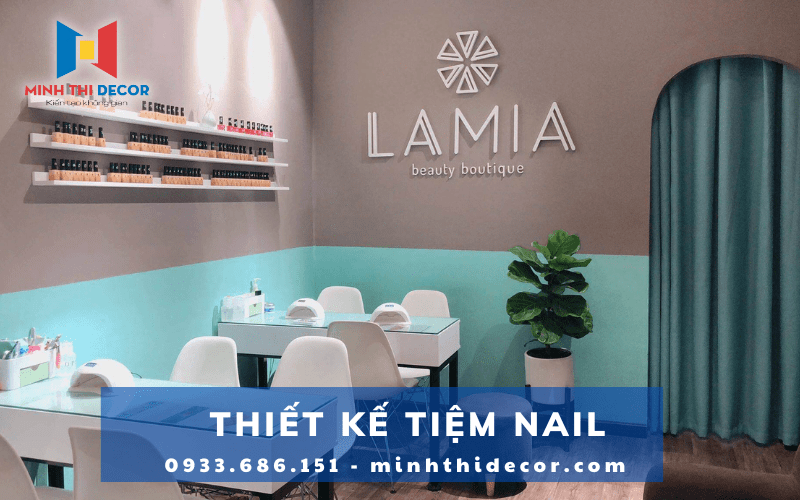 thiết kế tiệm nail