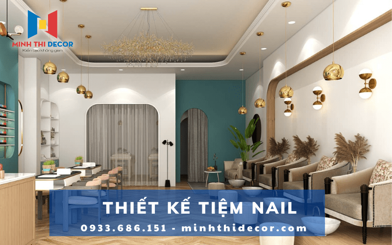thiết kế tiệm nail