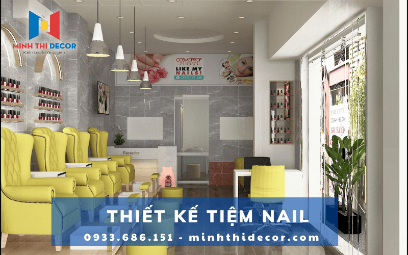 thiết kế tiệm nail