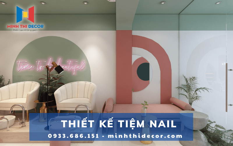 thiết kế tiệm nail