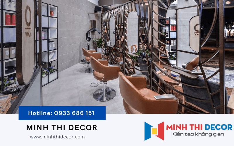 thiết kế salon tóc đẹp