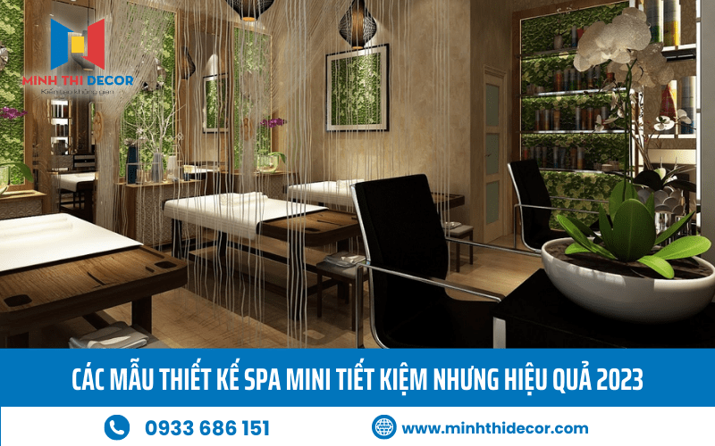 thiết kế spa nhỏ