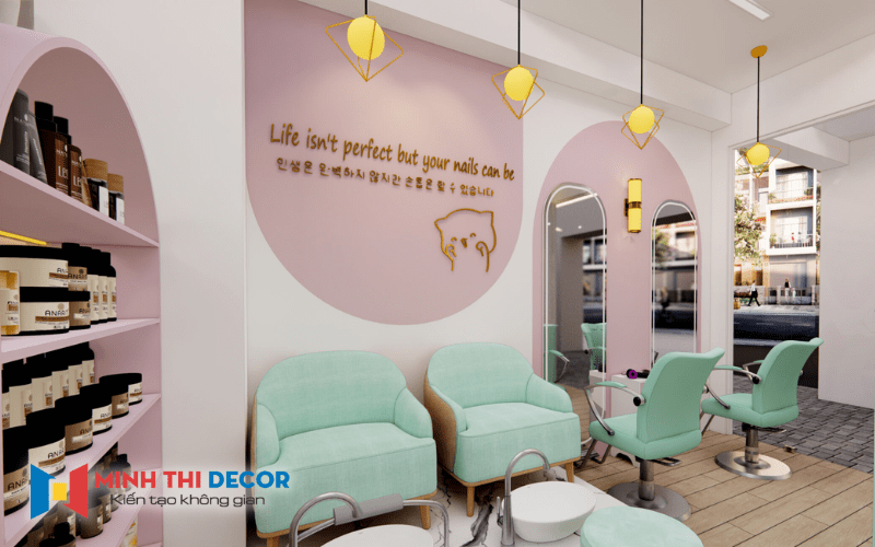 thiết kế tiệm nail