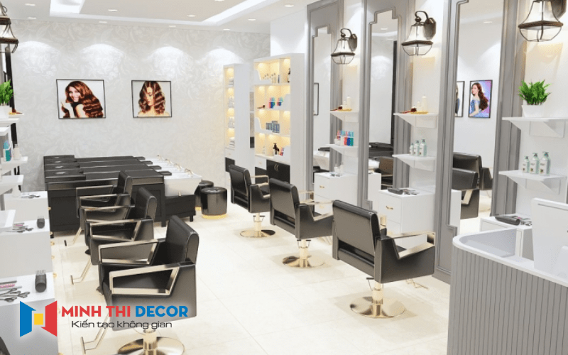 thiết kế nội thất salon tóc