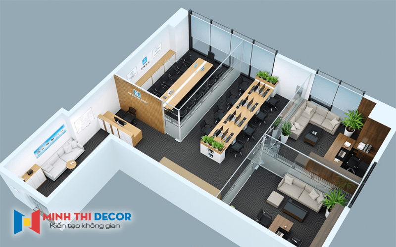 thiết kế nội thất văn phòng