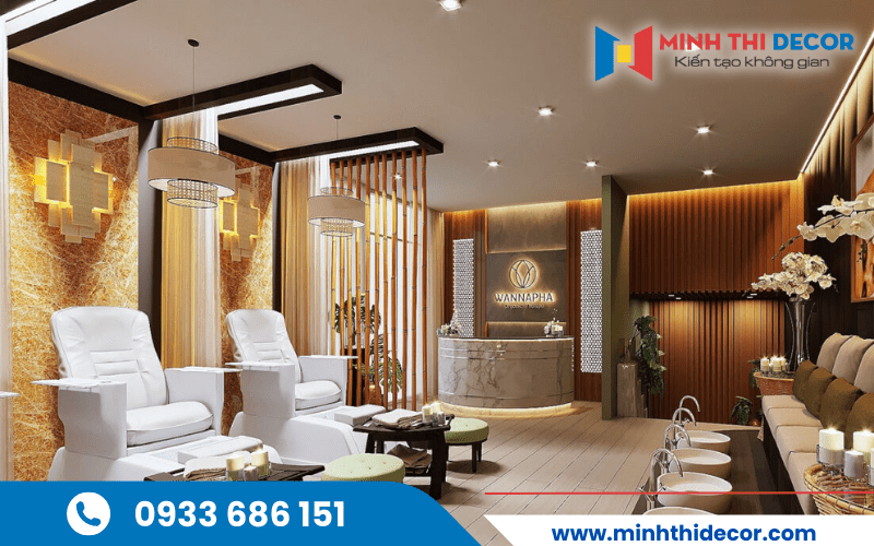 thiết kế nội thất spa