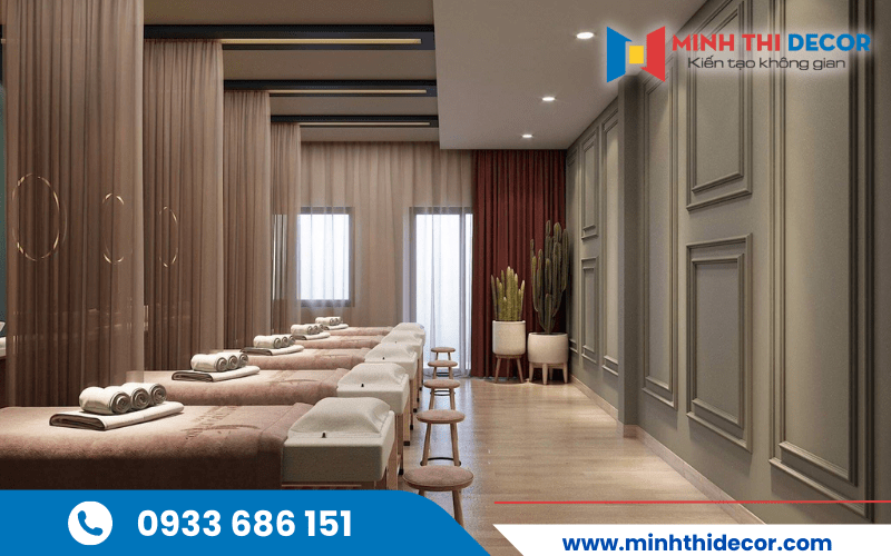 thiết kế nội thất spa
