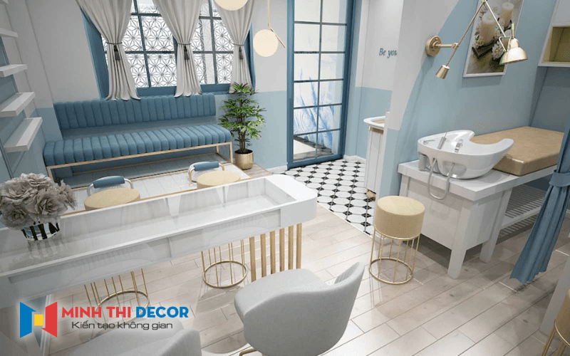 thi công nội thất tiệm nail