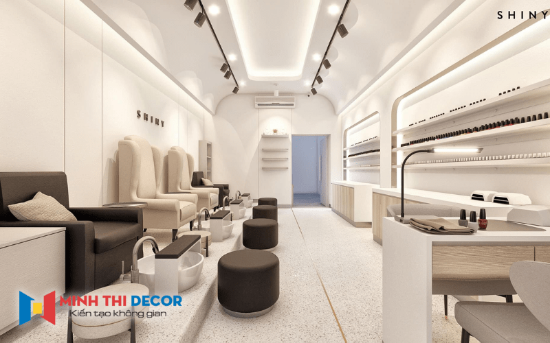thiết kế tiệm nail