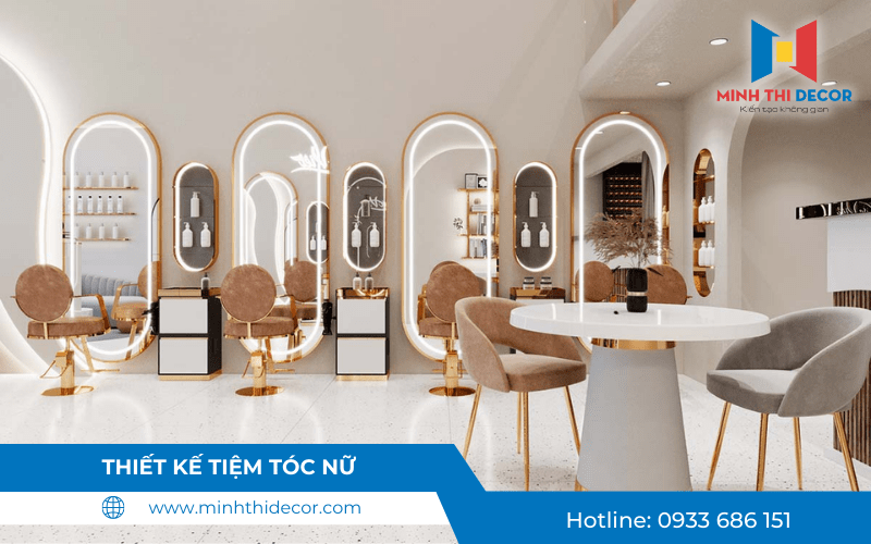 thiết kế tiệm tóc nữ