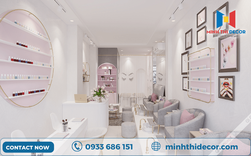 thiết kế tiệm nail