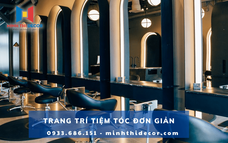 trang trí tiệm tóc