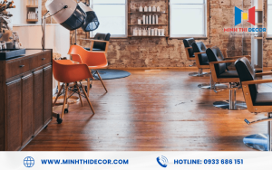 trang trí tiệm tóc