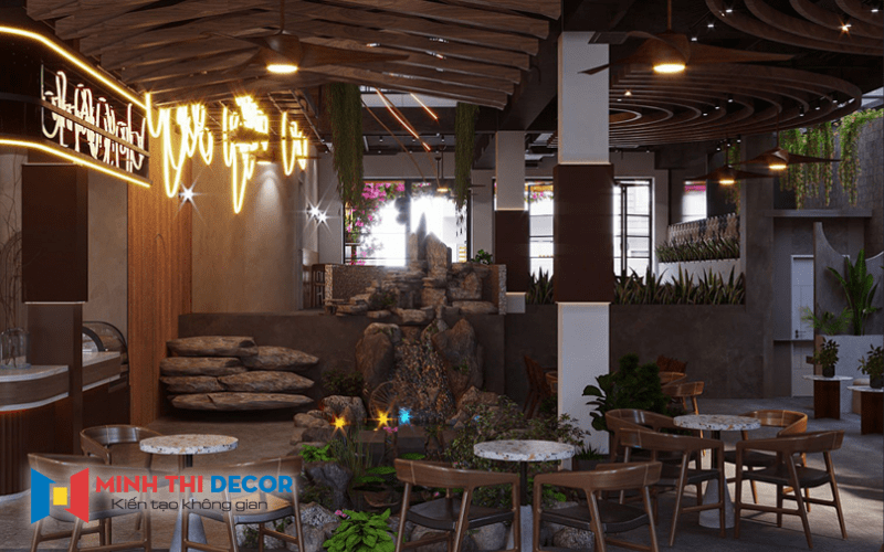 thiết kế quán cà phê