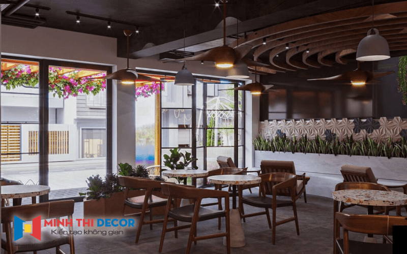 thiết kế quán cà phê
