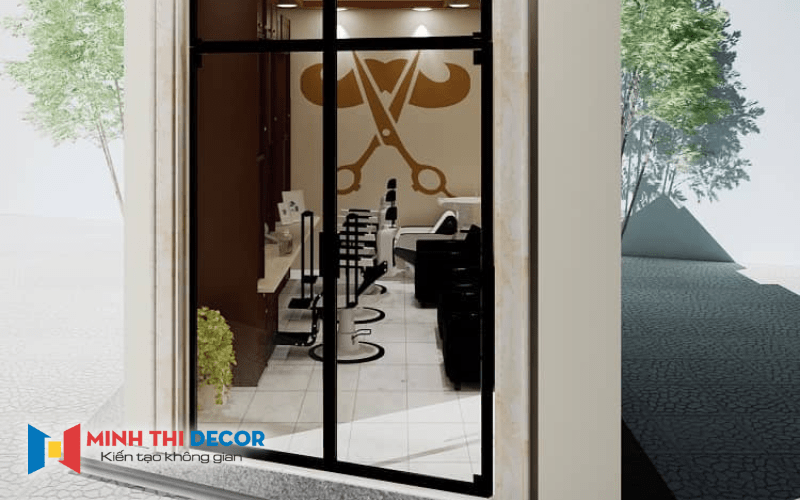 thiết kế barbershop