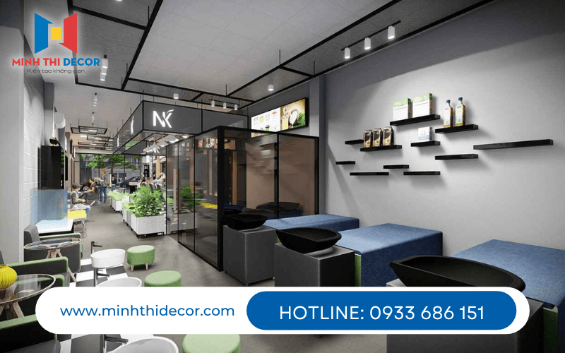 thiết kế salon tóc