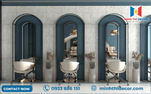 thiết kế tiệm tóc