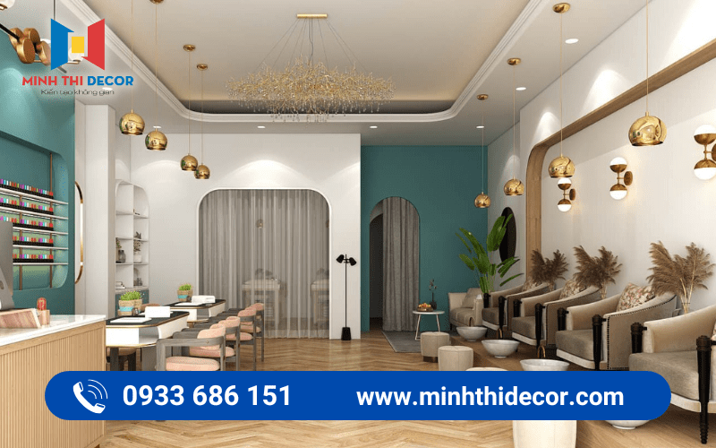 phong cách thiết kế tiệm nail