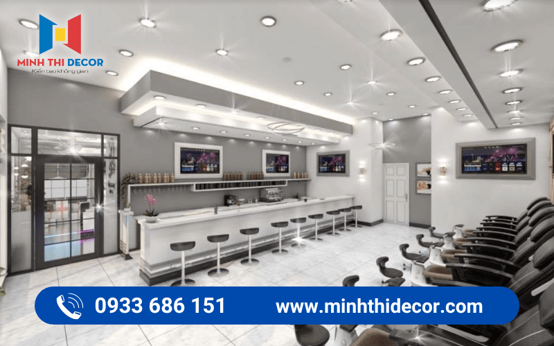 phong cách thiết kế tiệm nail