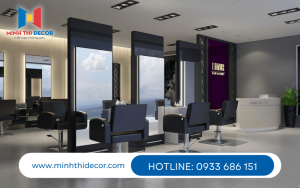 thi công tiệm tóc nam