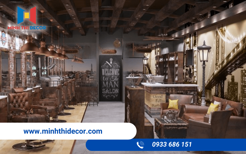thiết kế barbershop