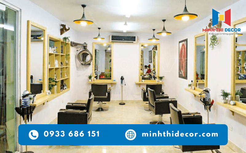 trang trí tiệm tóc nữ