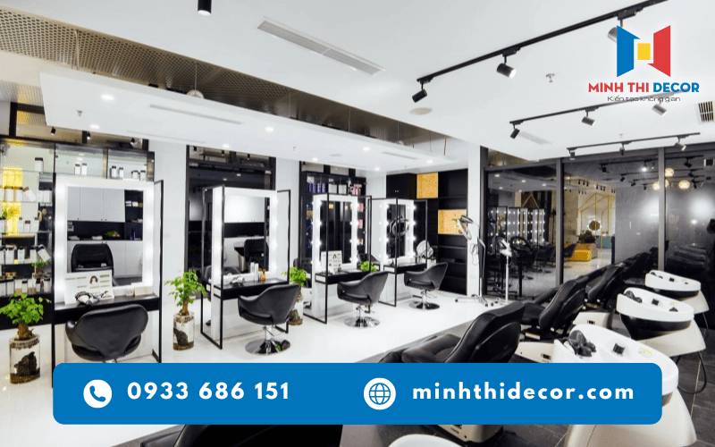 trang trí tiệm tóc nữ