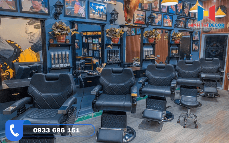 nội thất barbershop