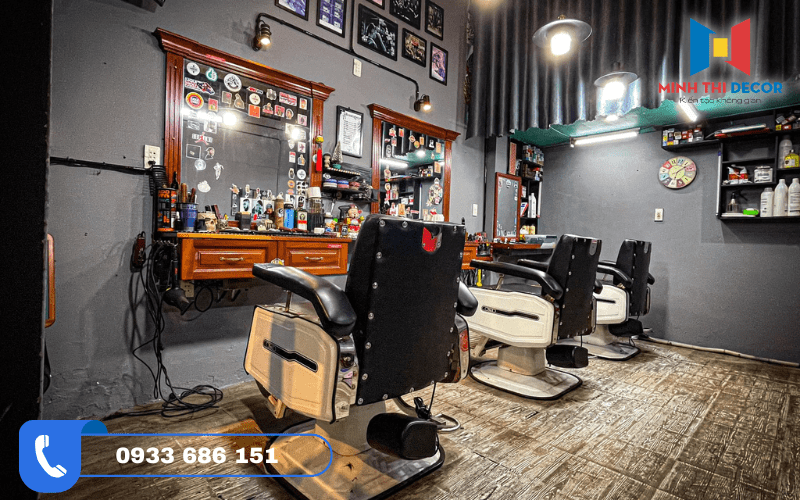 nội thất barbershop