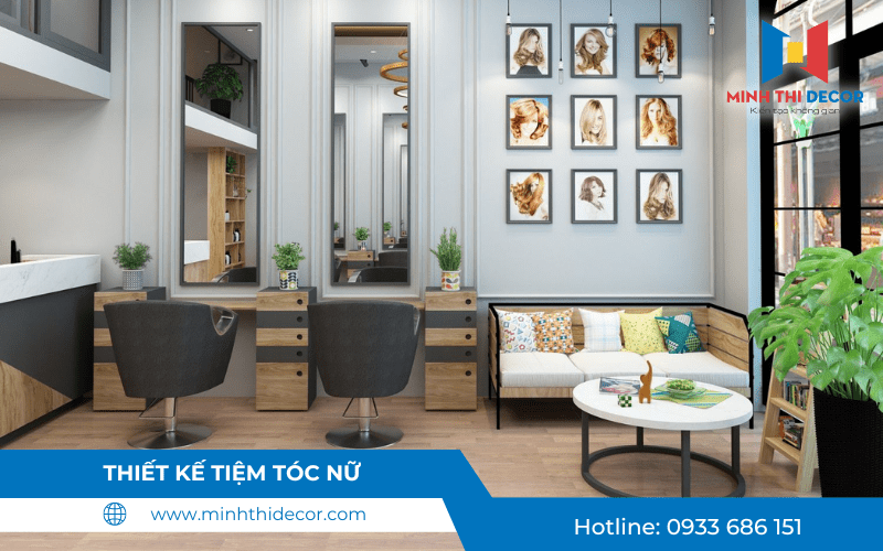 thiết kế salon tóc