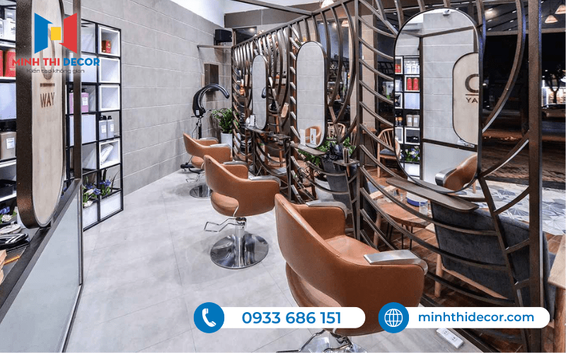 trang trí tiệm tóc nữ